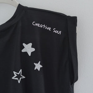 Creative Soul - Navy/Silver Glitter