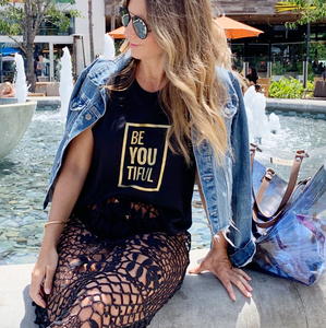 Racerback Cropped Tank - BeYou tiful
