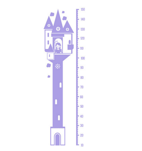 Princess Growth Chart Decal