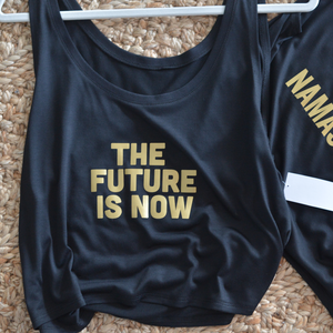 The Future is now - Boxy Tank GOLDEN
