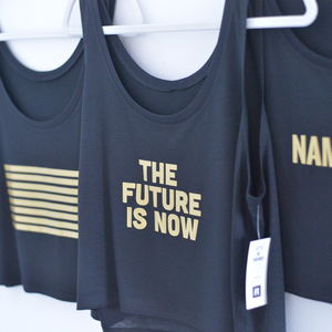 The Future is now - Boxy Tank GOLDEN