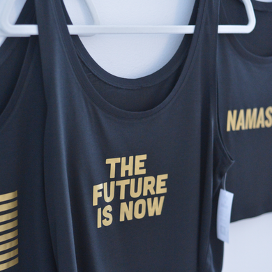 The Future is now - Boxy Tank GOLDEN