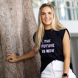 The Future is now - Rolled Cuffs Tee