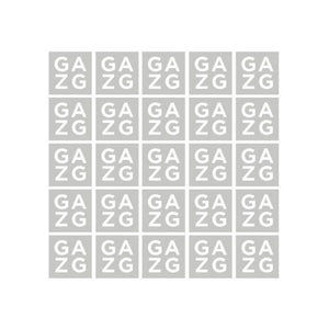 Custom Glass Decals with Monogram
