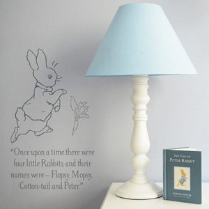 Peter rabbit shop lamp nursery