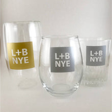 Load image into Gallery viewer, Custom Glass Decals with Monogram