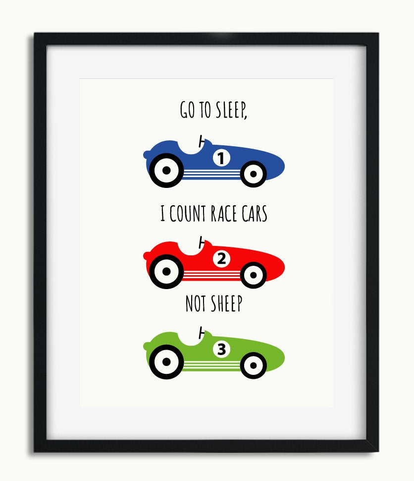 Race Car Printable ART
