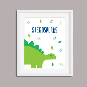 Printable Modern Nursery Decor - Dino Dino