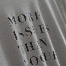 Load image into Gallery viewer, More Issues Than Vogue - Rolled Cuffs Tee - White