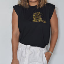 Load image into Gallery viewer, Red Donna - Rolled Cuffs Tee