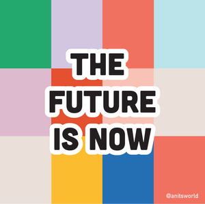 The Future is now - Boxy Tank GOLDEN